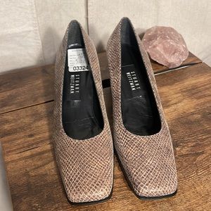 Stuart Weitzman Natdia Natural Diamondbacks Women's Shoes - Size 8.5 M, New